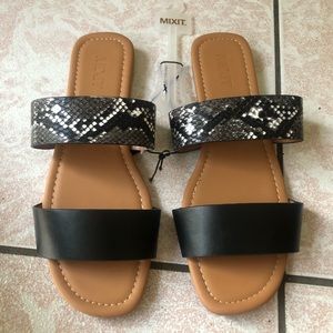 Snake Skin strap Sandals